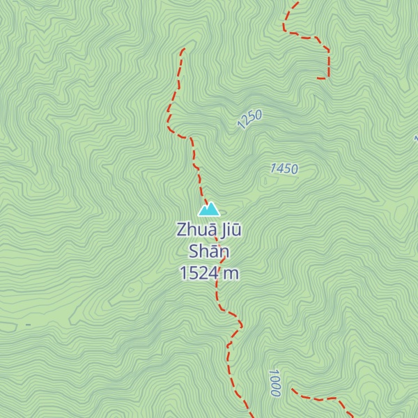 Map of Zhuā Jiū Shān