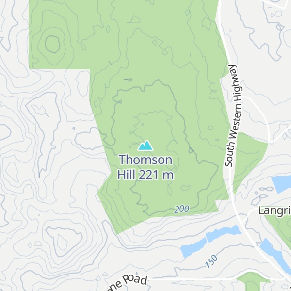 Map of Thomson Hill