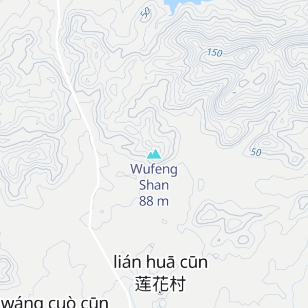 Map of Wufeng Shan