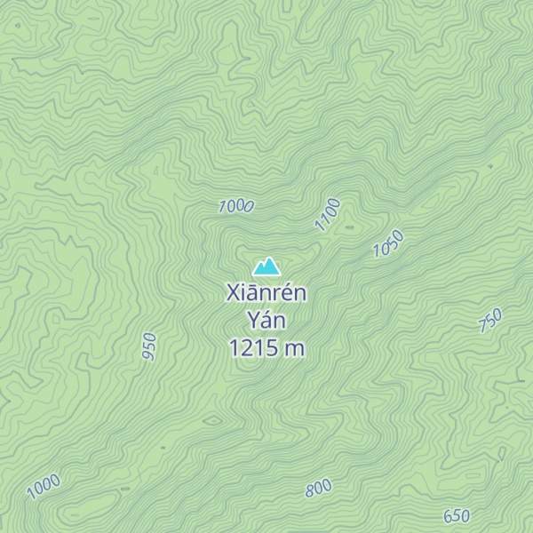 Map of Xiānrén Yán