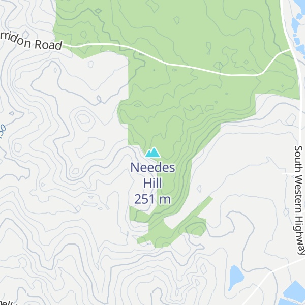 Map of Needes Hill
