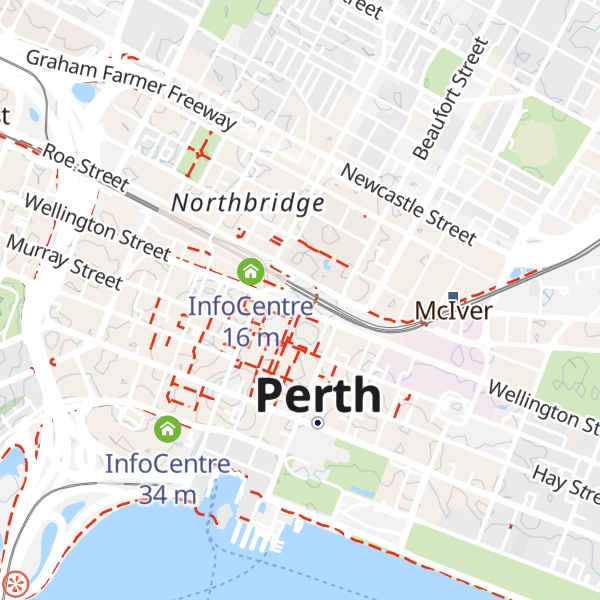 Map of InfoCentre