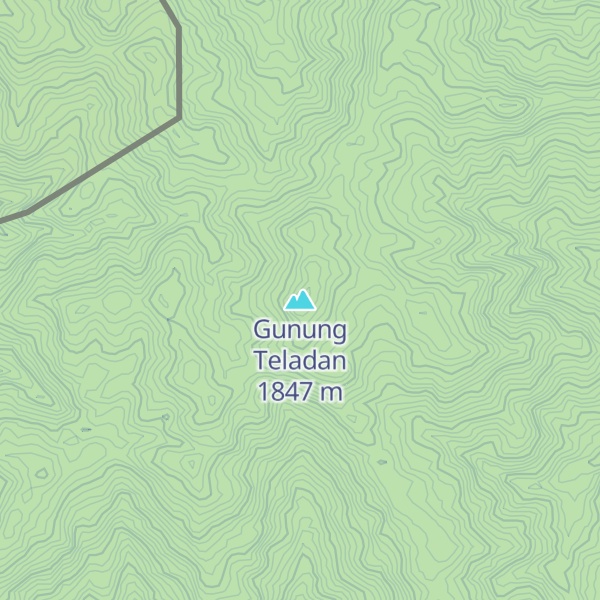 Map of Gunung Teladan