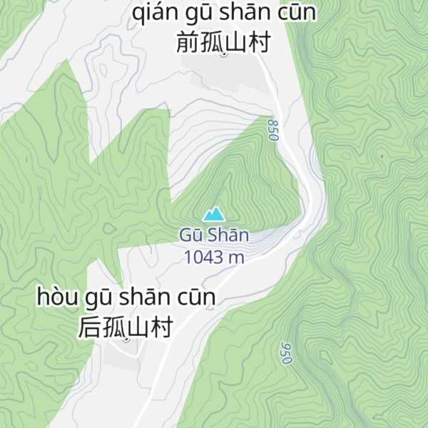 Map of Gū Shān