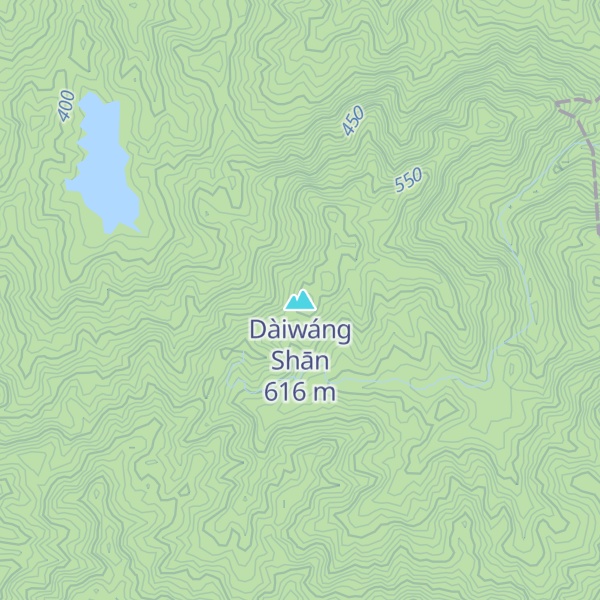 Map of Dàiwáng Shān