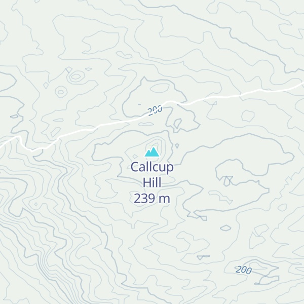 Map of Callcup Hill
