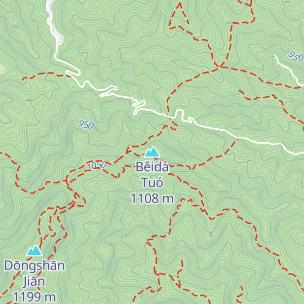 Map of Běidà Tuó