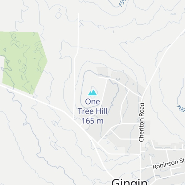 Map of One Tree Hill