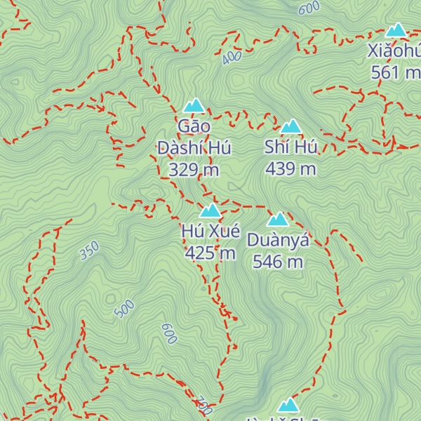 Map of Hú Xué