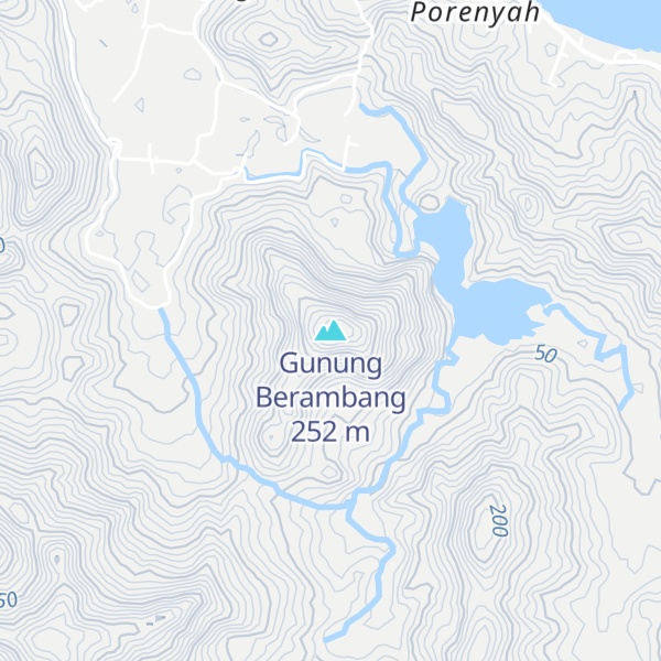 Map of Gunung Berambang