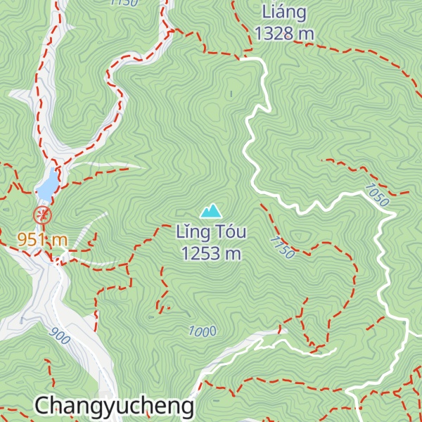 Map of Lǐng Tóu