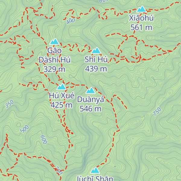 Map of Duànyá