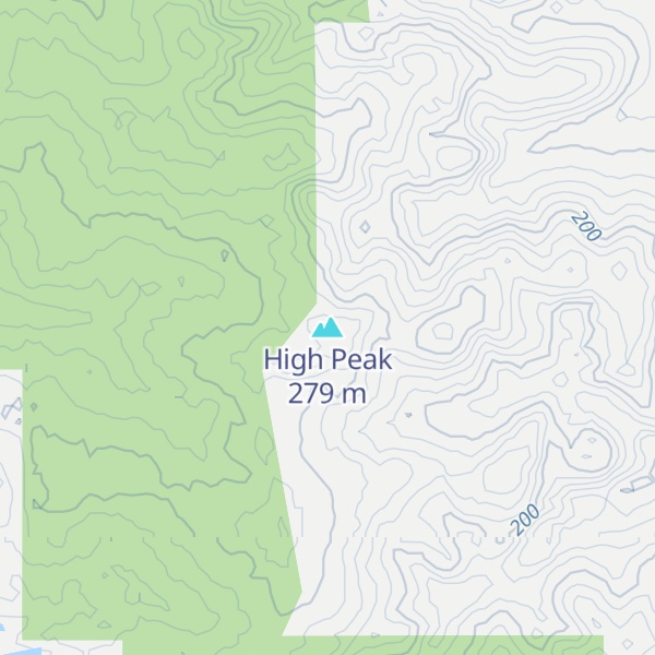 Map of High Peak