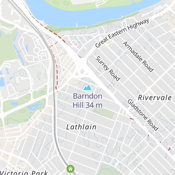 Map of Barndon Hill