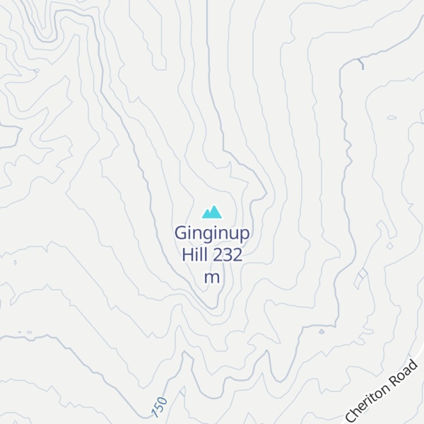 Map of Ginginup Hill
