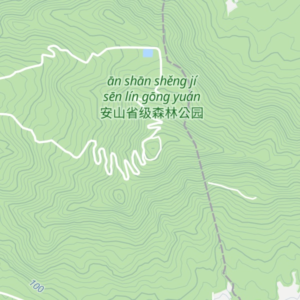 Map of Anyang Shan