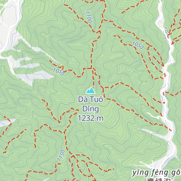 Map of Dà Tuó Dǐng