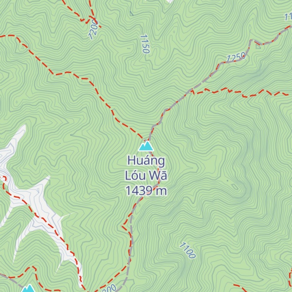 Map of Huáng Lóu Wā