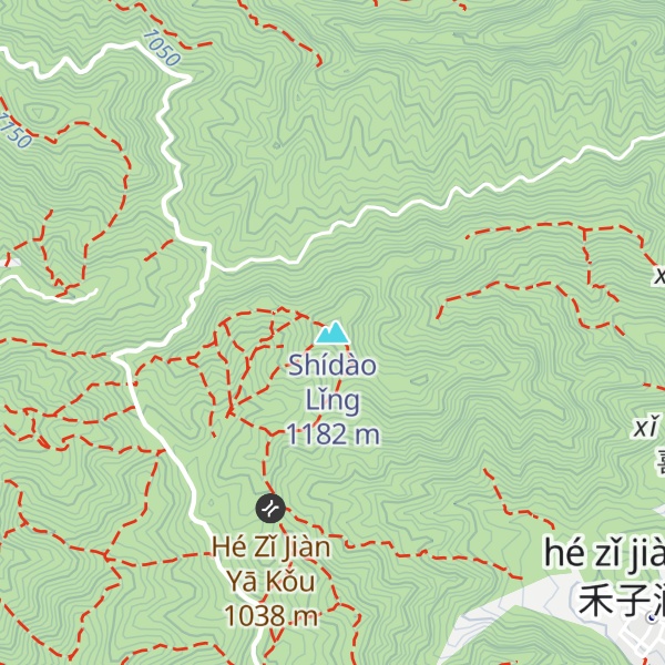 Map of Shídào Lǐng