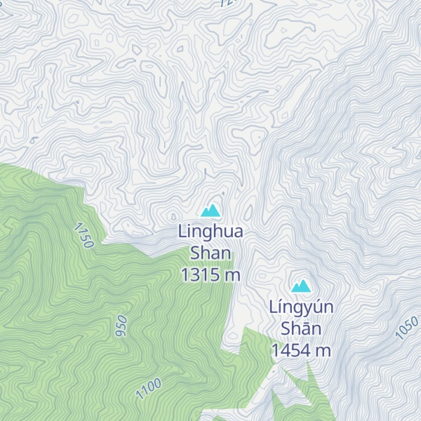 Map of Linghua Shan
