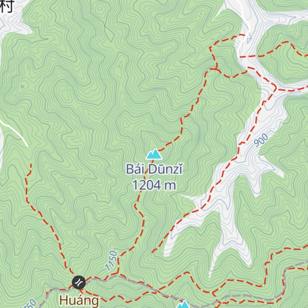 Map of Bái Dūnzǐ