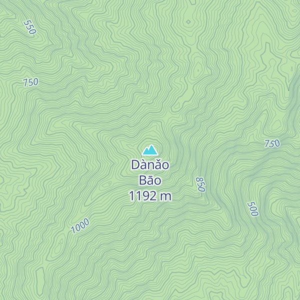 Map of Dànǎo Bāo
