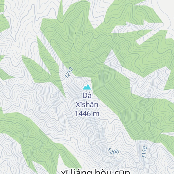Map of Dà Xīshān