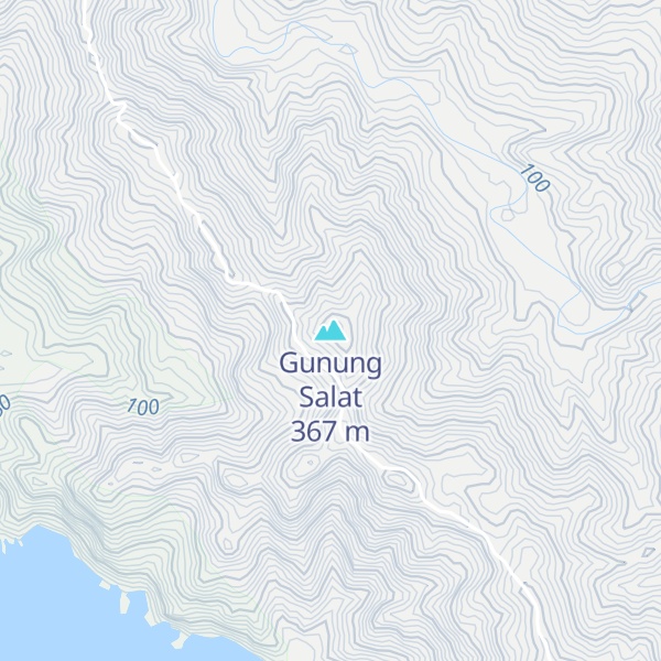 Map of Gunung Salat