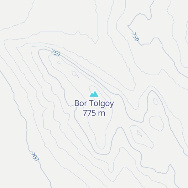 Map of Bor Tolgoy