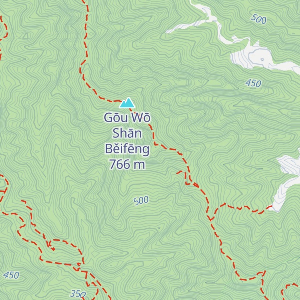 Map of Gōu Wō Shānnán Fēng