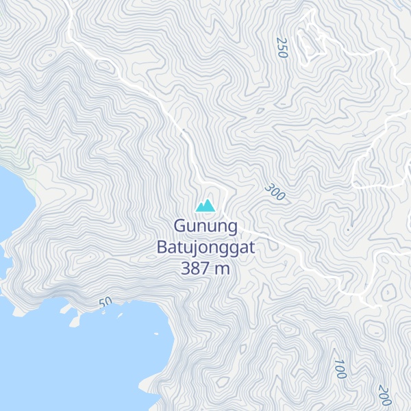 Map of Gunung Batujonggat