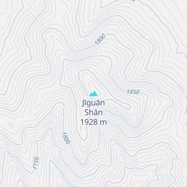 Map of Jīguān Shān