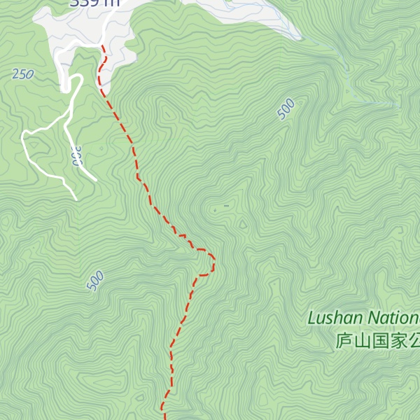 Map of Pái Tóu Shān