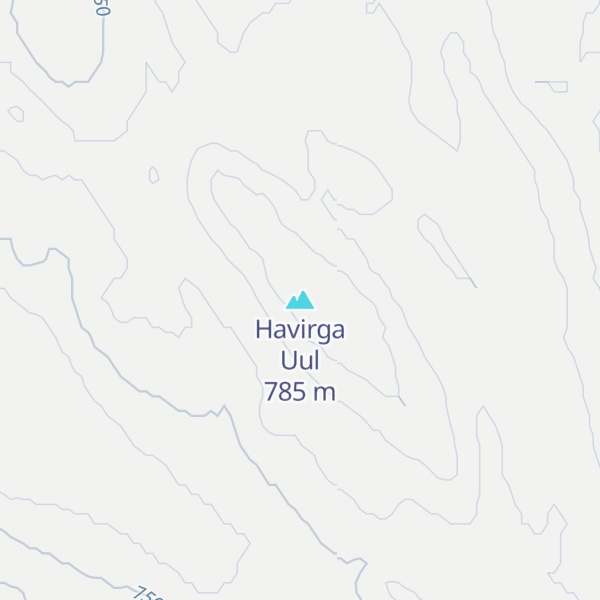 Map of Havirga Uul