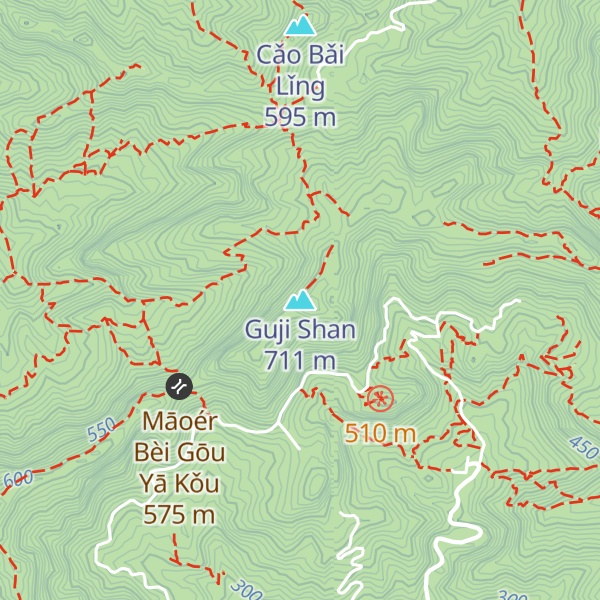 Map of Guji Shan