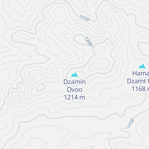 Map of Dzamïn Ovoo
