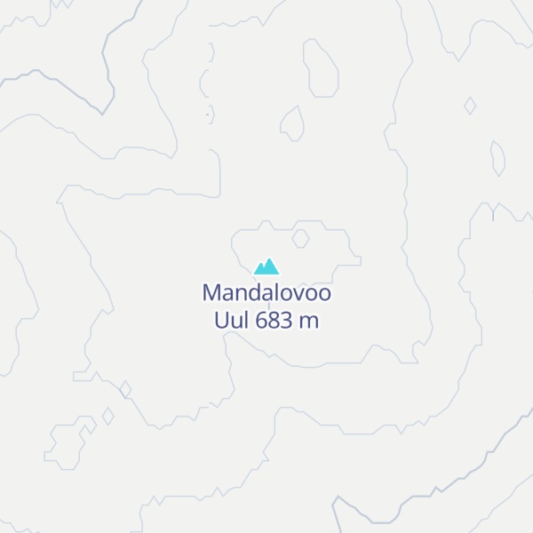 Map of Mandalovoo Uul