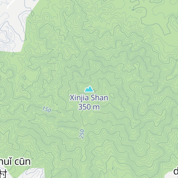 Map of Xinjia Shan