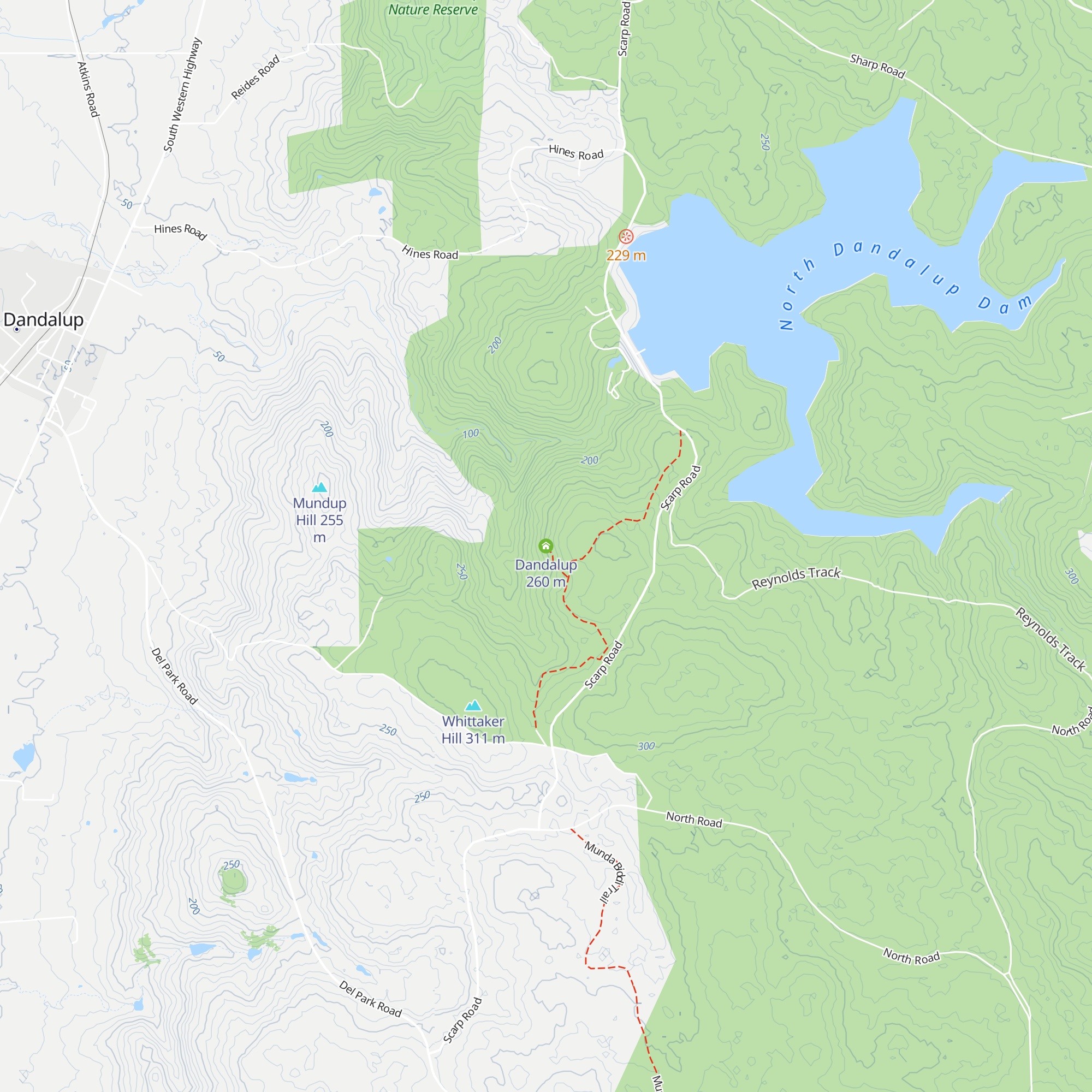 Dandalup map
