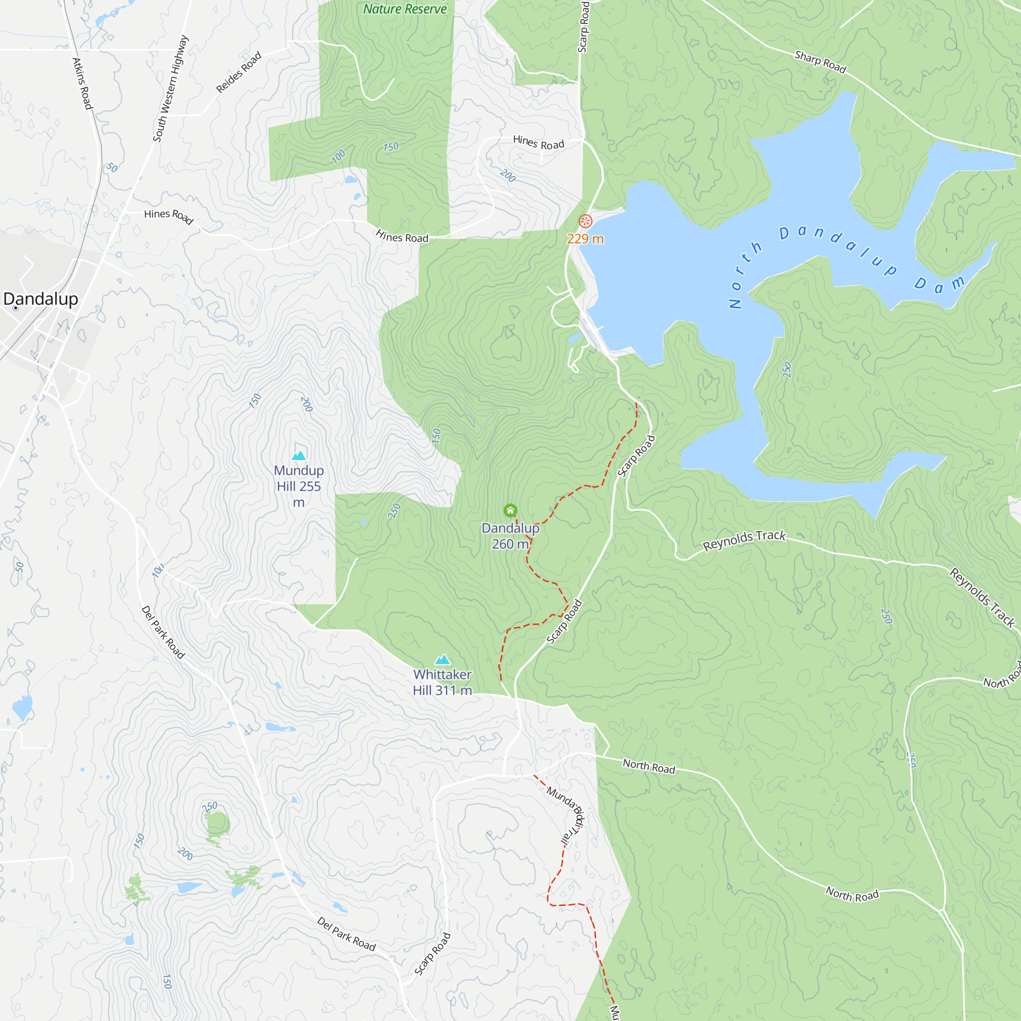 Dandalup map