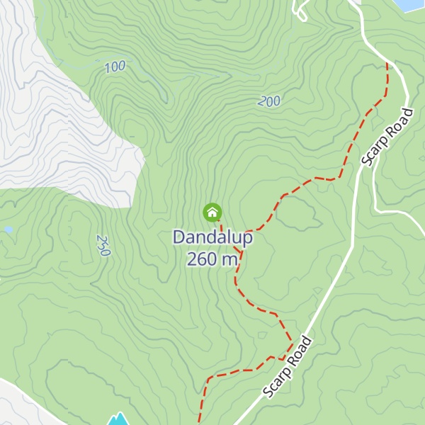 Map of Dandalup