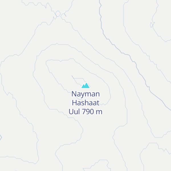 Map of Nayman Hashaat Uul