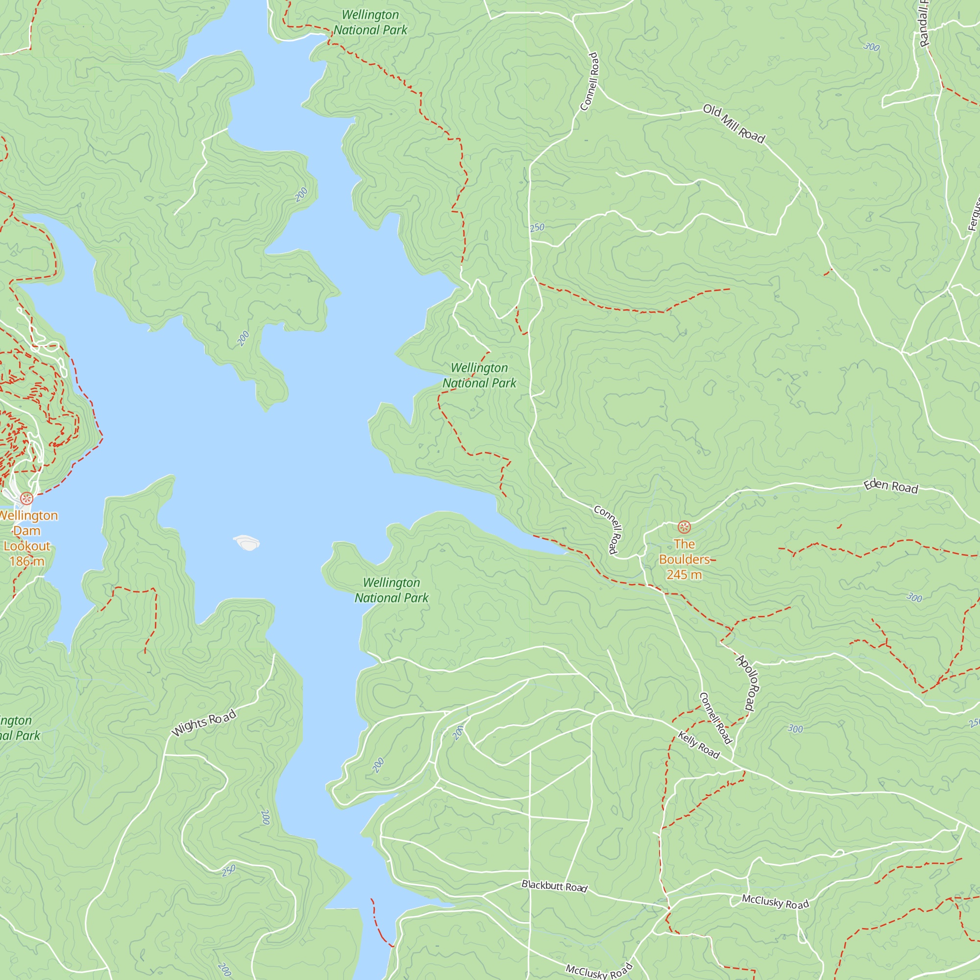 Yakkan Campsite map