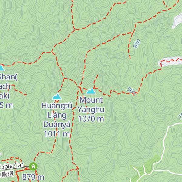 Map of Mount Yanghu