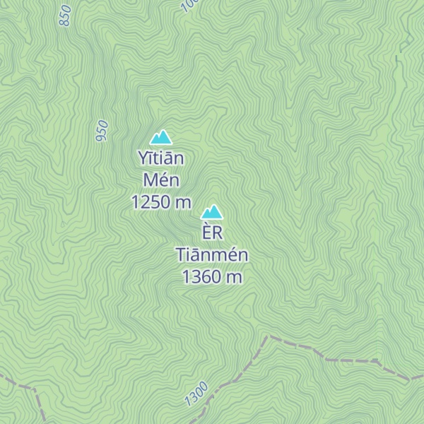 Map of ÈR Tiānmén