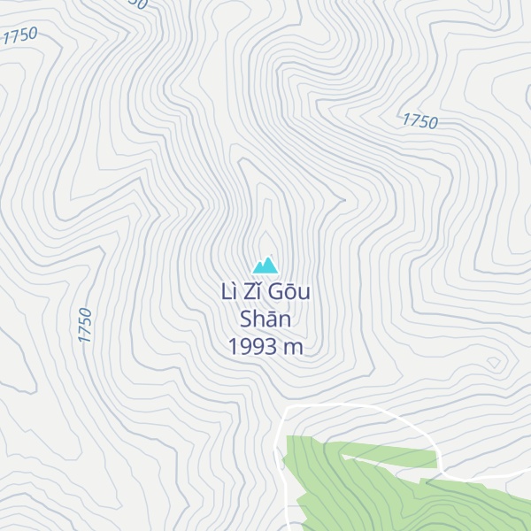 Map of Lì Zǐ Gōu Shān