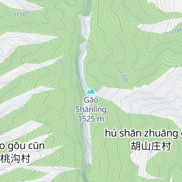 Map of Gāo Shānlǐng