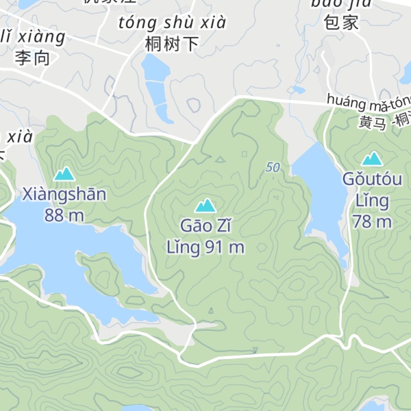 Map of Gāo Zǐ Lǐng