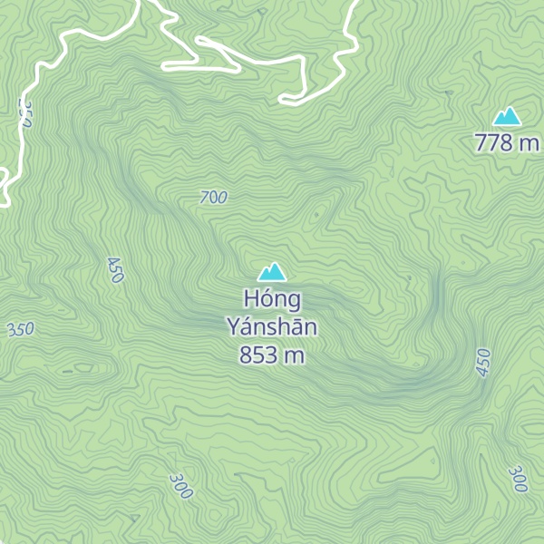 Map of Hóng Yánshān