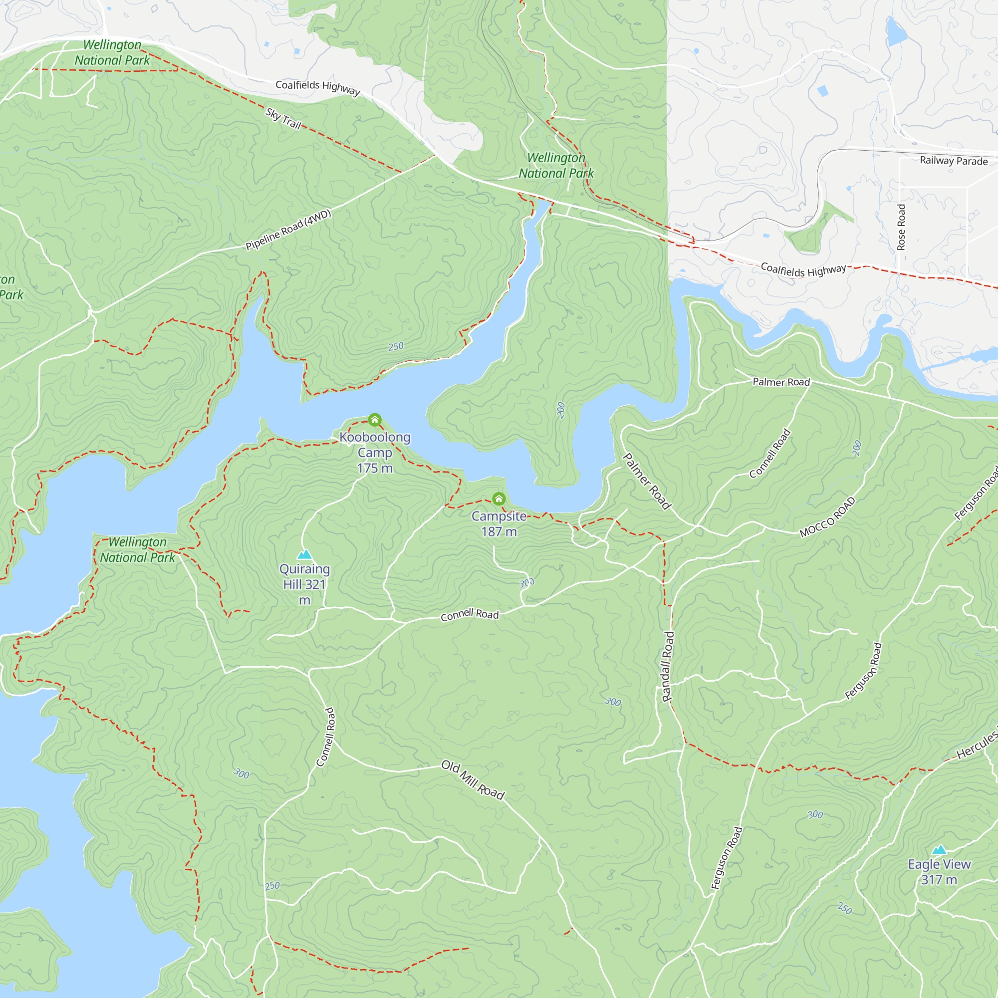 Campsite map